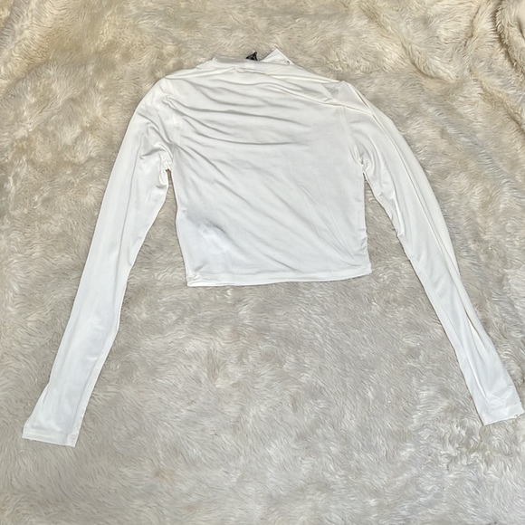 Forever 21 | Tops | Nwt Forever 2 White Mock Neck Top | Poshmark